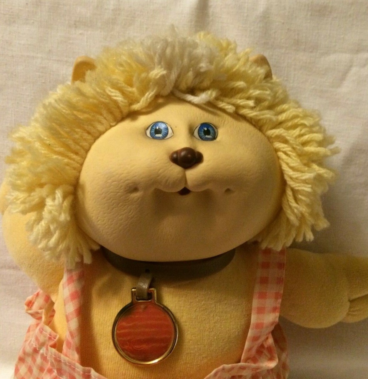 Cabbage Patch Koosa Lion Blonde Hair Blue Eyes 1983