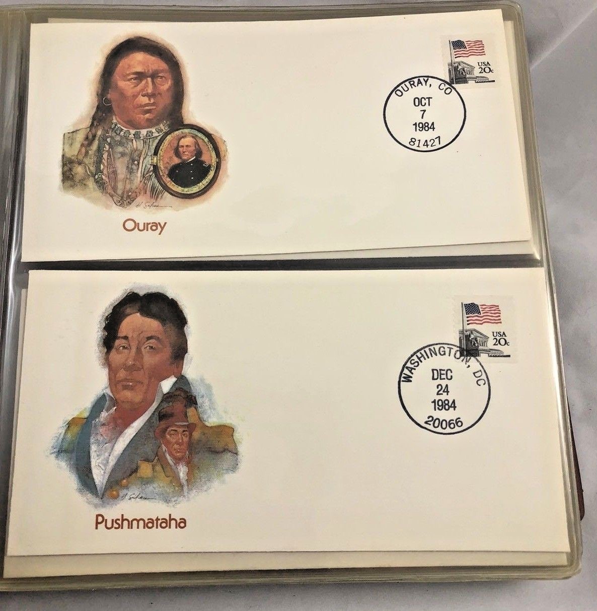 ALBUM OF PORTRAITS OF THE AMERICAN INDIAN;  48 INDIAN PHOTOS & BIOGRAPHIES