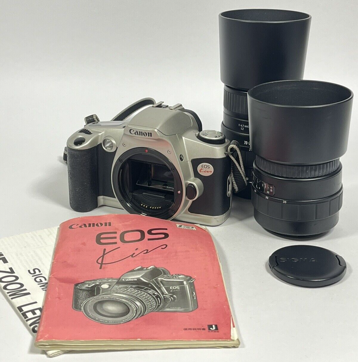 【ジャンク】 CANON EOS Kiss Digital SIGMA ZOOM Canon EOS KISS Digital N Black Body EF-S 18-55Ⅱ USM kit | eBay