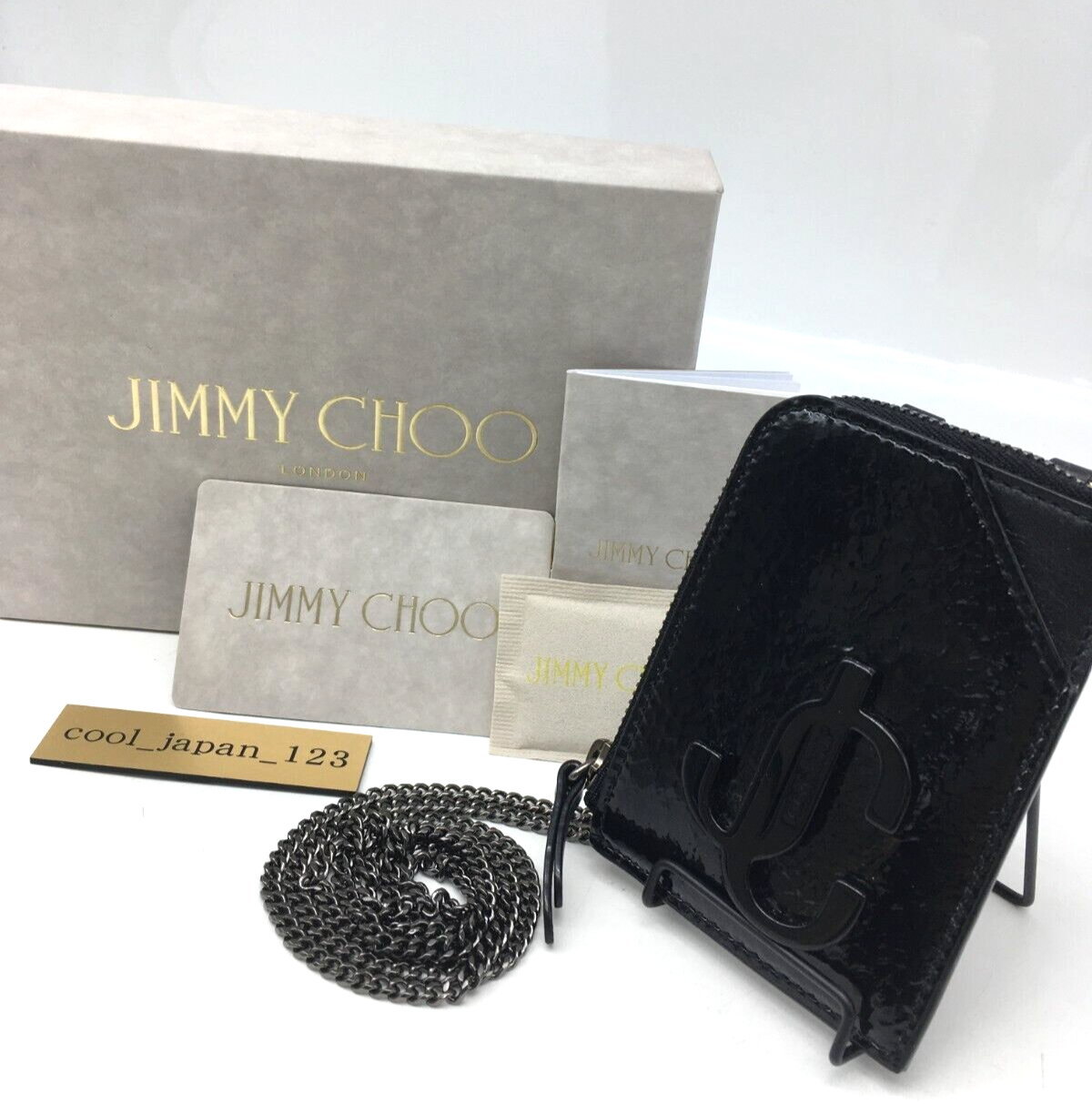 美品　JIMMY CHOO スタースタッズ　ラメ　クラッチバッグ　ポーチ 美品 JIMMY CHOO スタースタッズ ラメ クラッチバッグ ポーチ