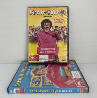 Mrs Browns Boys Season 1 + 2 - Both Brand New Sealed DVD Region 4 PAL Free Post