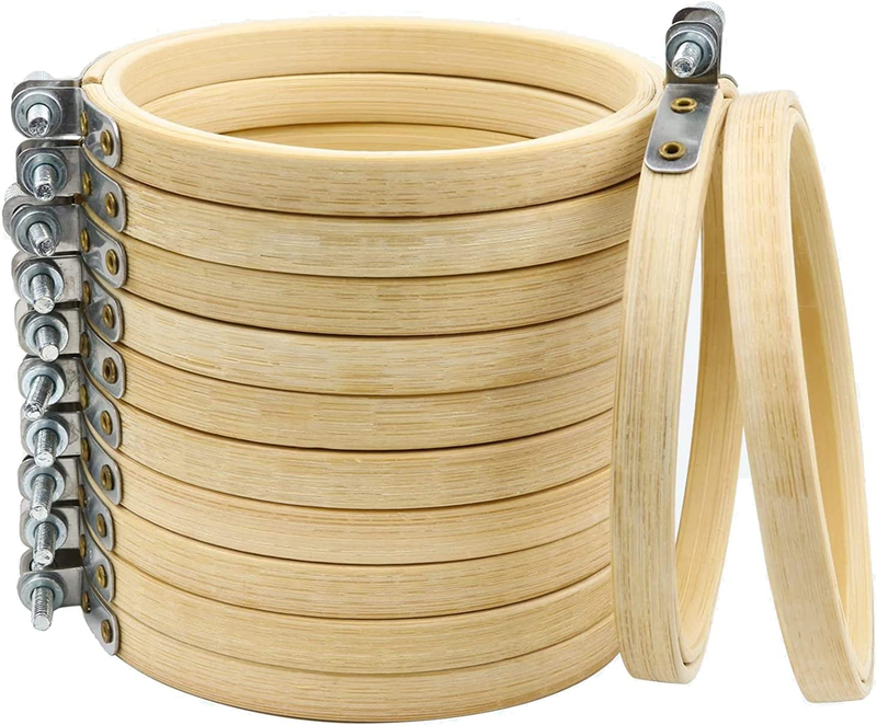 Hoops Bamboo Circle Cross Stitch Hoop Ring For Embro