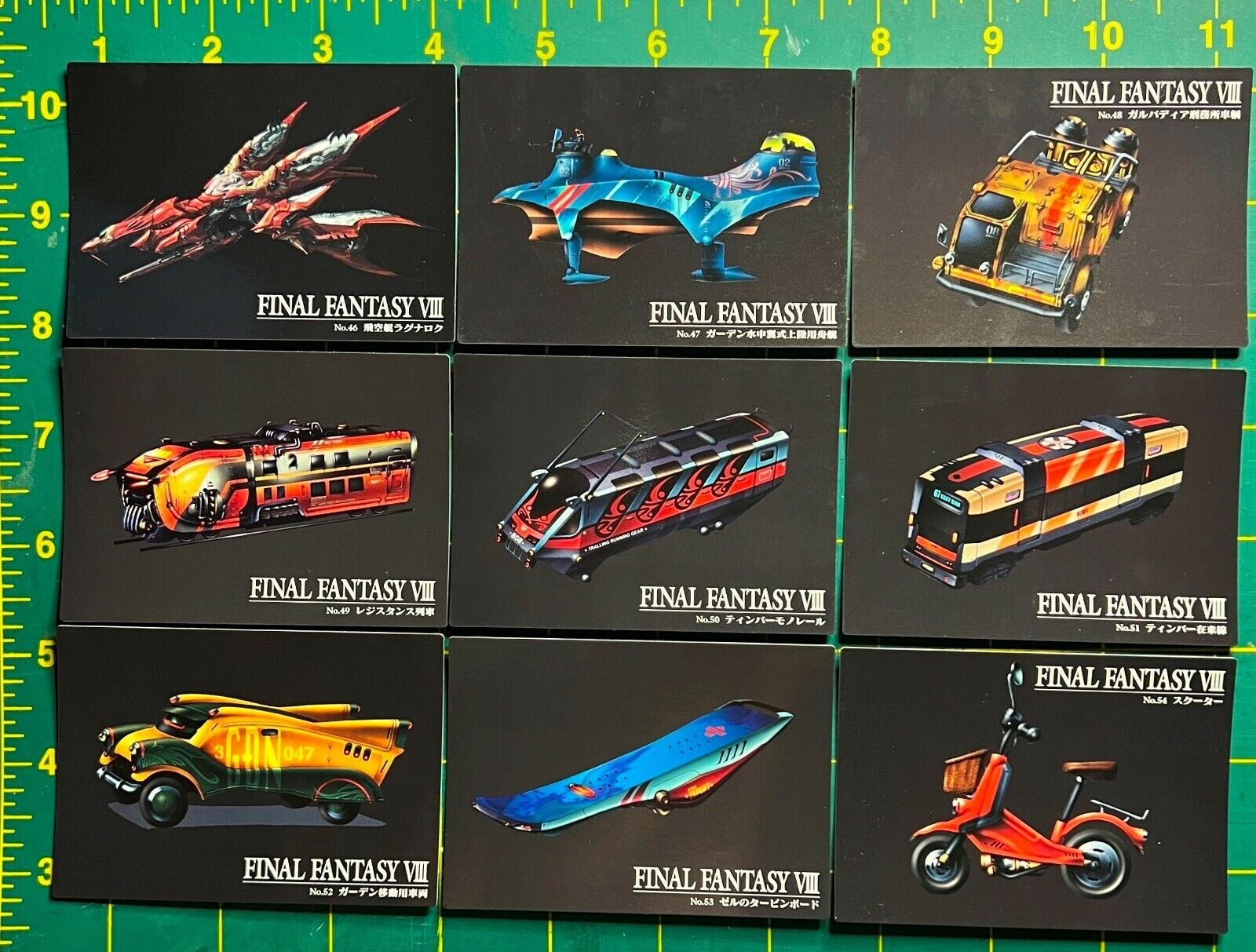 Final Fantasy 8 VIII: Triple Triad Visuals - Vehicles of Final Fantasy 8 VIII: Triple Triad Visuals - Vehicles of