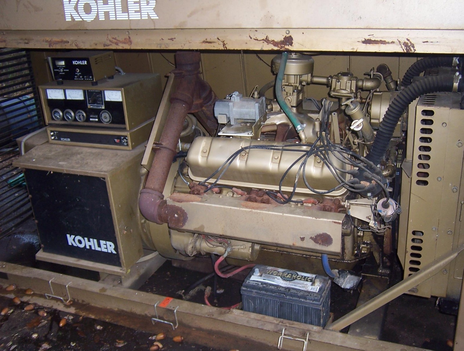 Kohler 85RHC82 85KW Propane Generator w/ Electrical Panel Transfer Switch 85 kw