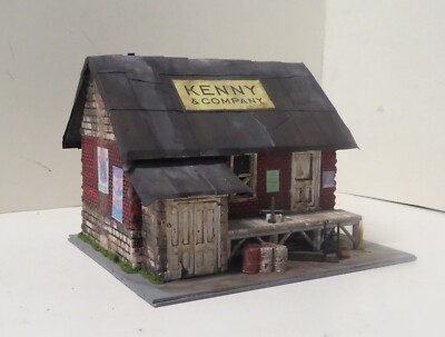 KENNY & COMPANY. BUILT. RESIN & WOOD. WELL-DETAILED. NICELY WEATHERED. HO
