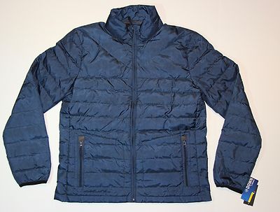 Новый складной пуховик Nautica, мужские размеры, темно-сафировый, бесплатная доставка