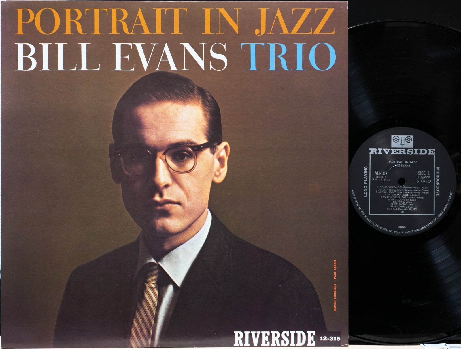 その他 LP Bill Evans Portrait In Jazz SGD22,RLP315 RIVERSIDE /00260 Bill Evans “Portrait in Jazz” (1960) UK Riverside