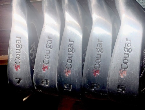 Cougar Ladies X-Cat Tour ll RH Irons 7-8-9-P-SW Steel Shaft LS