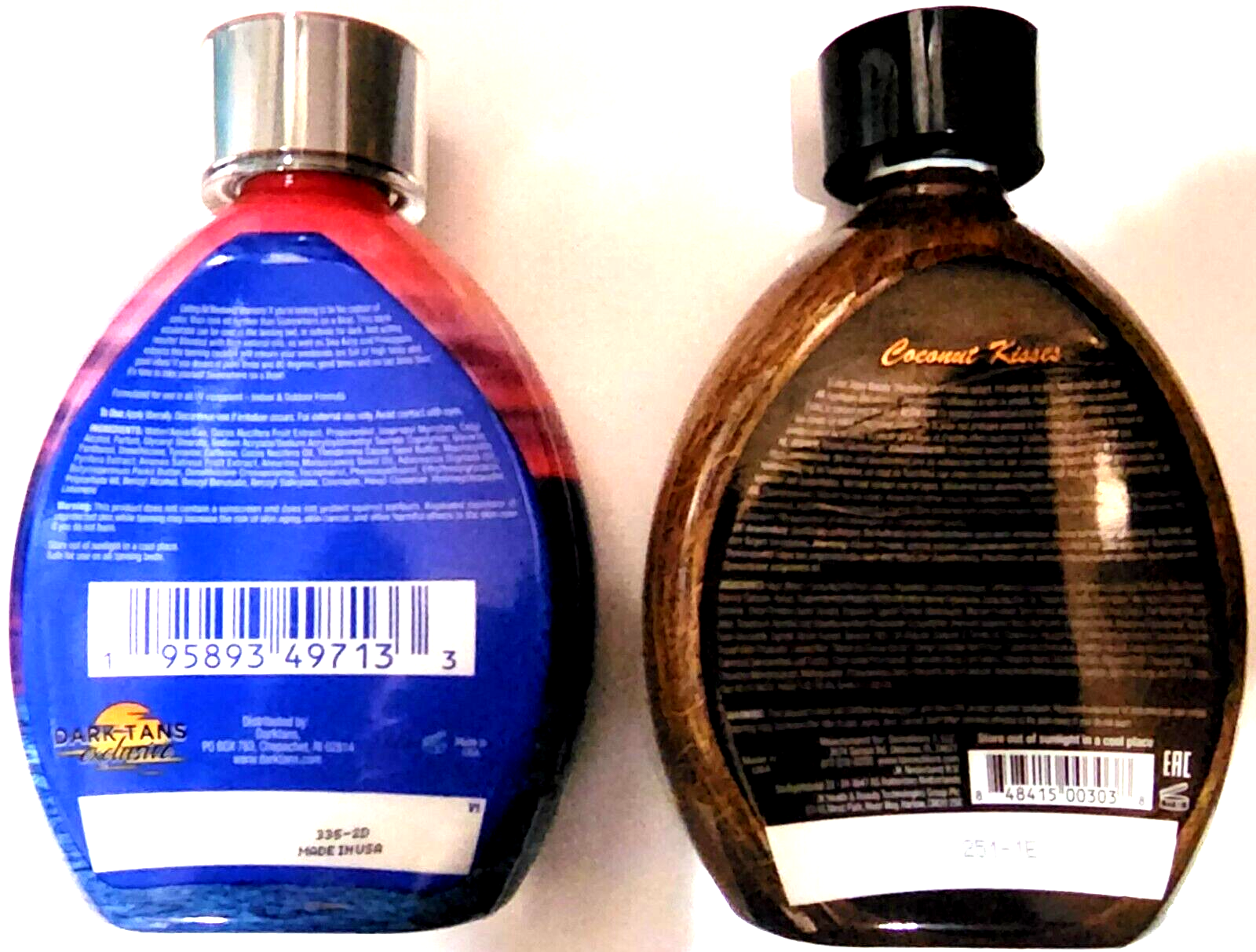 Ed Hardy Coconut Kisses & Somewhere On A Boat Indoor Outdoor Tanning Bed Lotion