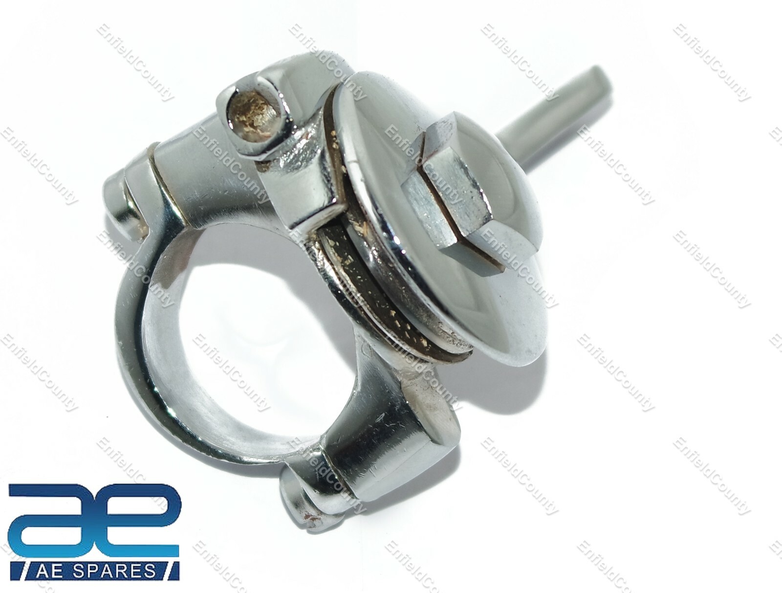 Air Choke Mag Lever RH Side 1" Handlebar Chrome For NORTON BSA TRIUMPH AJS 