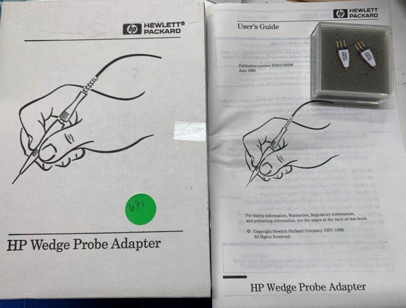 Agilent E2613a Wedge Probe Adapter 0.5mm For Tqfp & Pqfp 16 Signal