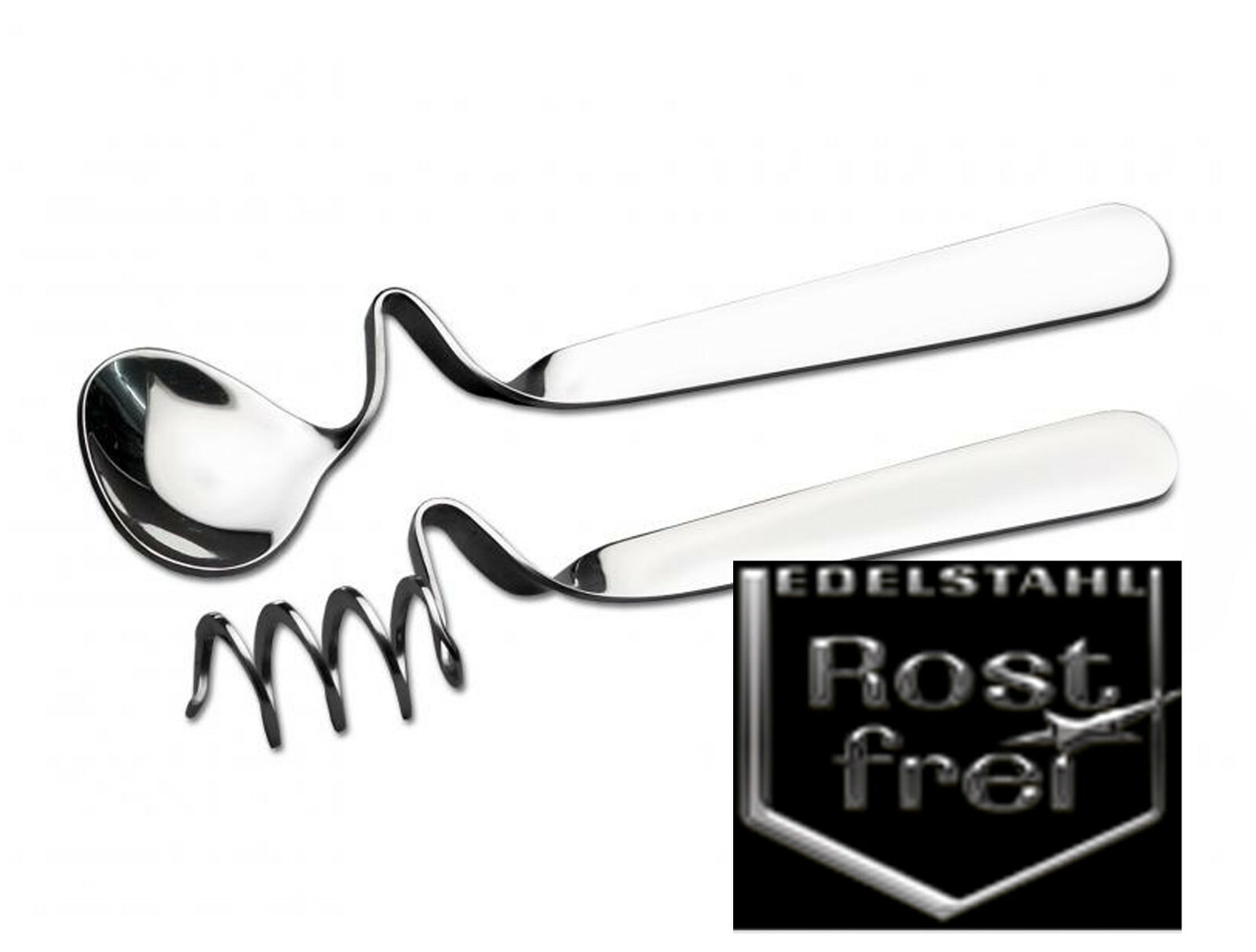 chg Edelstahl Honig - u.Marmeladenlöffel  2-teilig (1 Set)