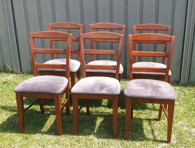 Wooden Dining Chairs x6 | Dining Chairs | Gumtree Australia Nedlands