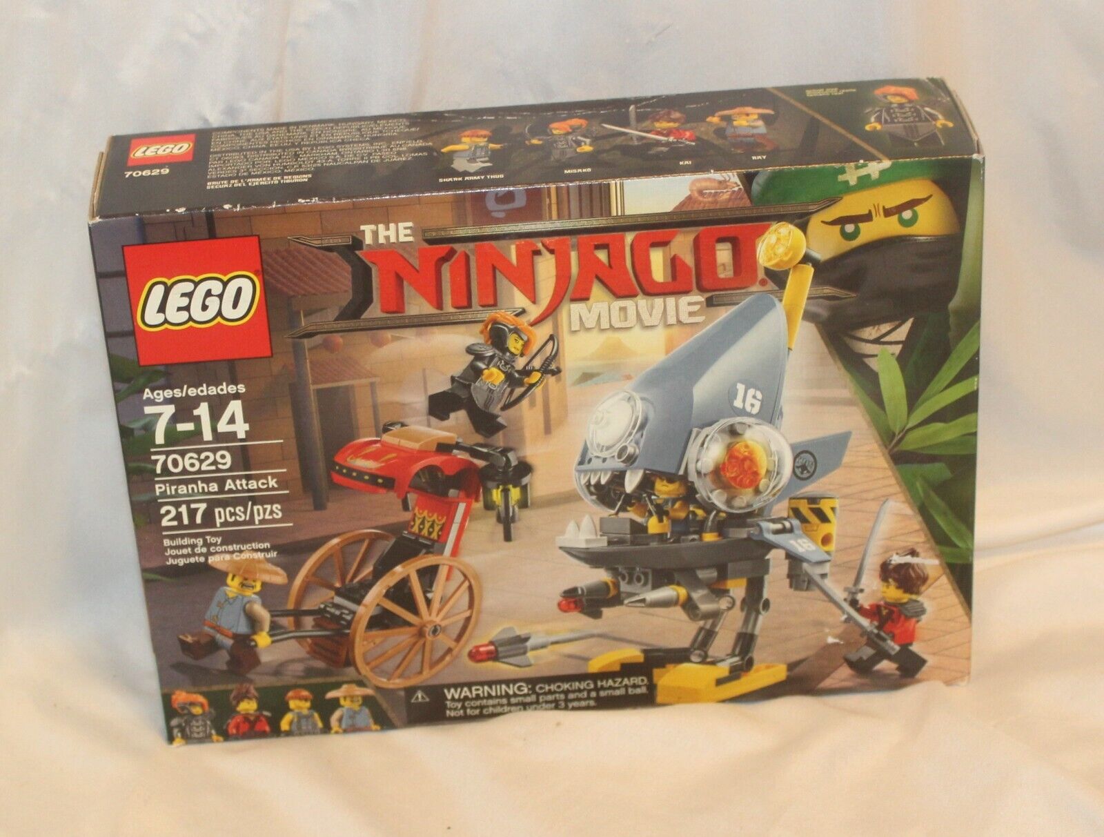 ::LEGO Ninjago Movie 70629 Piranha Attack NEW SEALED RETIRED 217pc 7-14