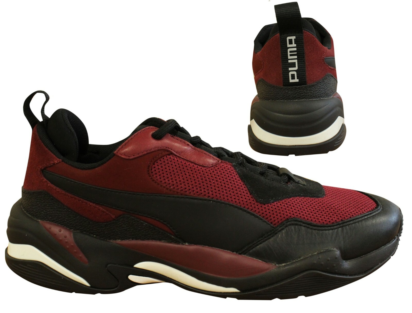 Puma Thunder Spectra Grosso Rosso Bordeaux Casual con Lacci Scarpe Sportive Uomo | eBay