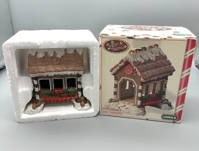 Lemax Sugar N Spice Candy Covered Bridge Holiday Decor Vintage 2004 Retired EUC