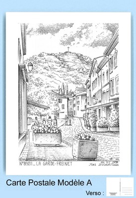 CP A 83211 CARTE POSTALE DESSIN 83 LA GARDE FREINET