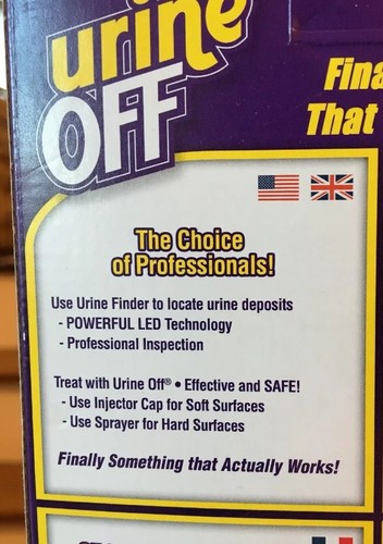 Set Urine Off Find It Treat It Spray And LED Finder Flashlight New