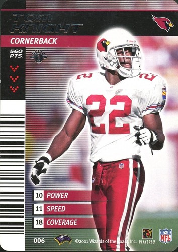 2001-02 NFL Showdown 1st Edition Tom Knight #006