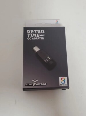 BlueRetro GameCube Controller Receiver, Bluetooth Adapter, (Black)