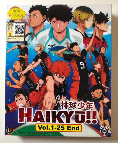 Haikyu!! Anime Vol. 1-25 End 3 DVD English Subtitles | eBay