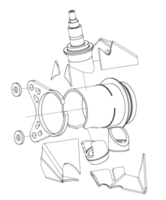 GKTECH R32/R33/R34/Z32 Skyline Super Lock front knuckles - 65+ degrees of lock