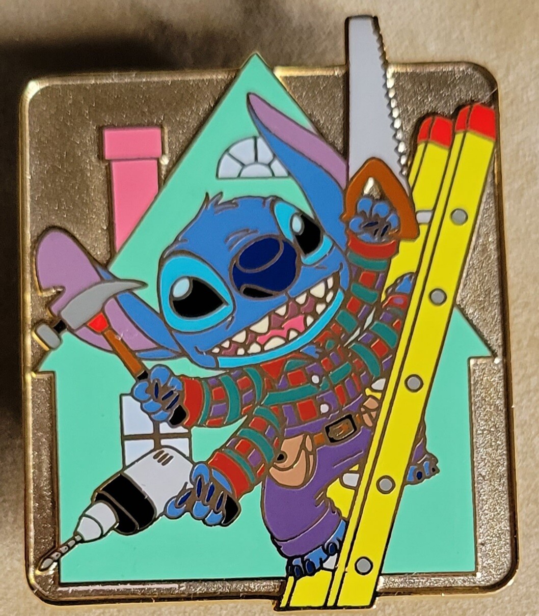 Disney Auctions P.I.N.S. Lilo Stitch Handyman LE 1000 Pin | eBay