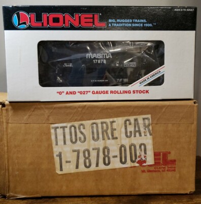 Lionel 6-17878 O Gauge 1989 TTOS Museum Magma Ore Car New