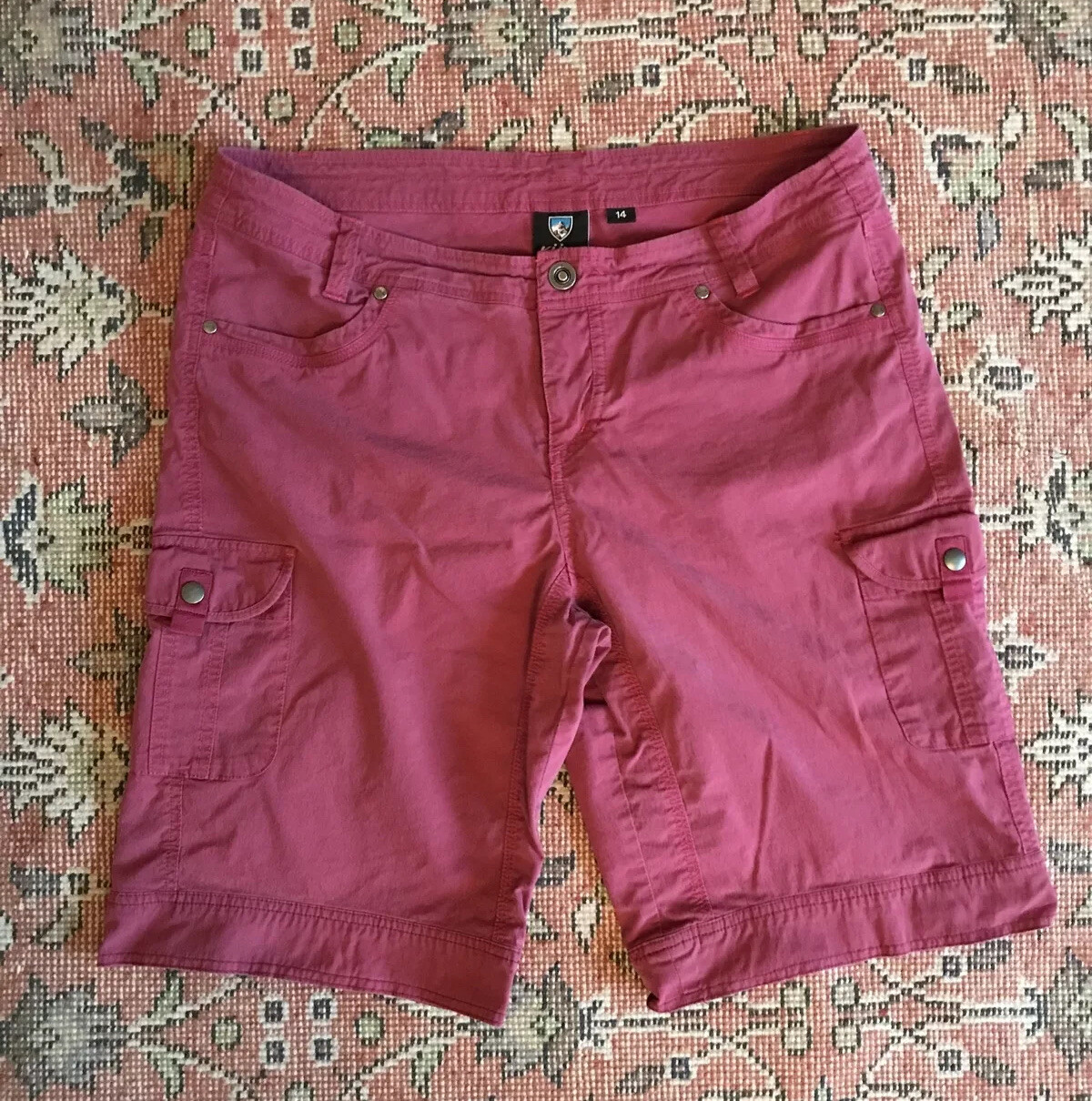 Women s KUHL Size 14 Dk Pink Cargo 