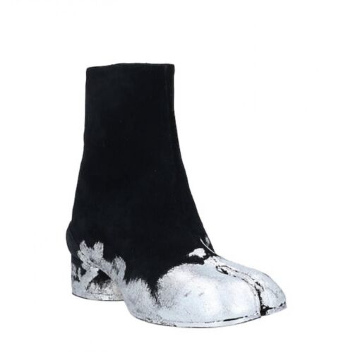 靴 maison margiela tabi boots Tabi Leather Ankle Boots White | Maison Margiela