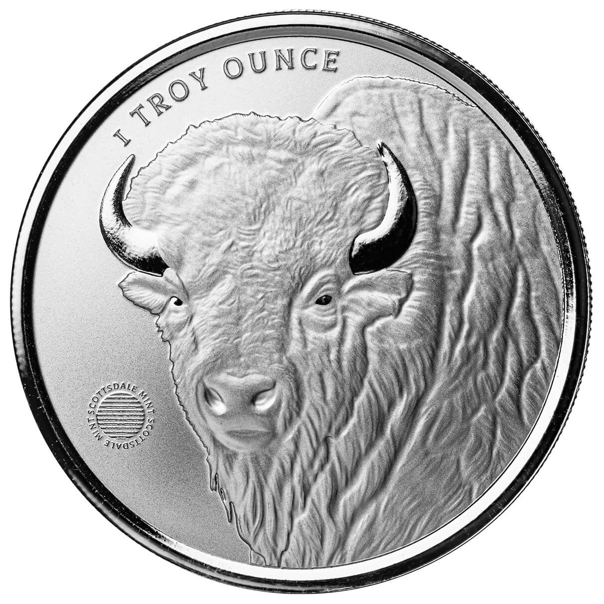 2024 BUFFALO GIRL🔥1 oz 999  Fine Silver Round BU Scottsdale in CAPSULE