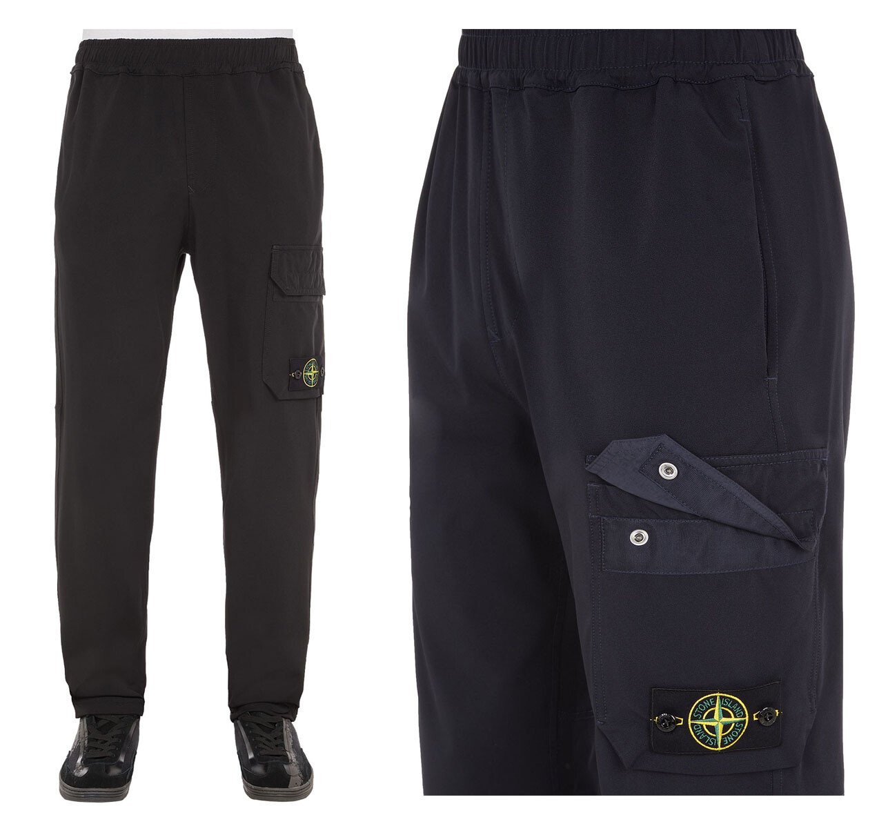 パンツ 22SS STONE  Black Cargo Pants STONE ISLAND Black cargo pants 8115313L1 | Urbanstaroma