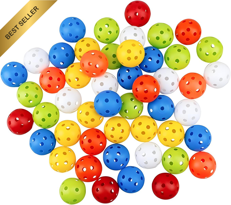 Golf Colored Practice Ball, 42Mm Hollow Sports Golf Training Balls Plastic,Used