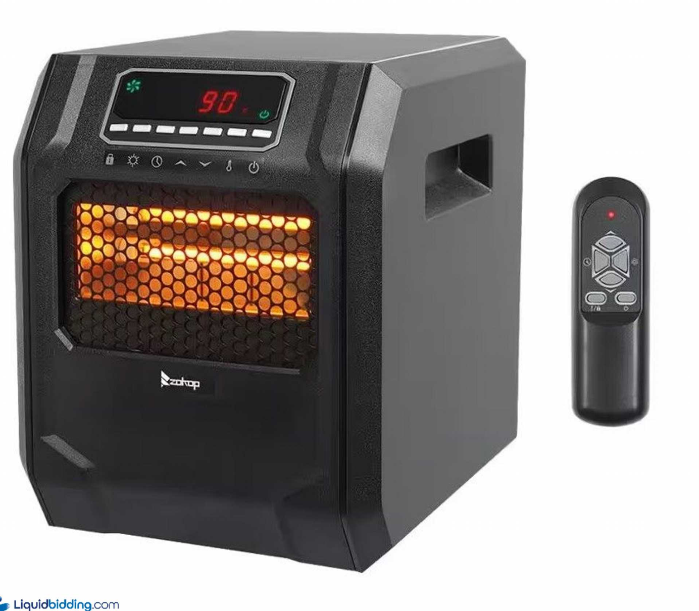 1500-Watt Electric Quartz Portable Infrared Space Heater wit