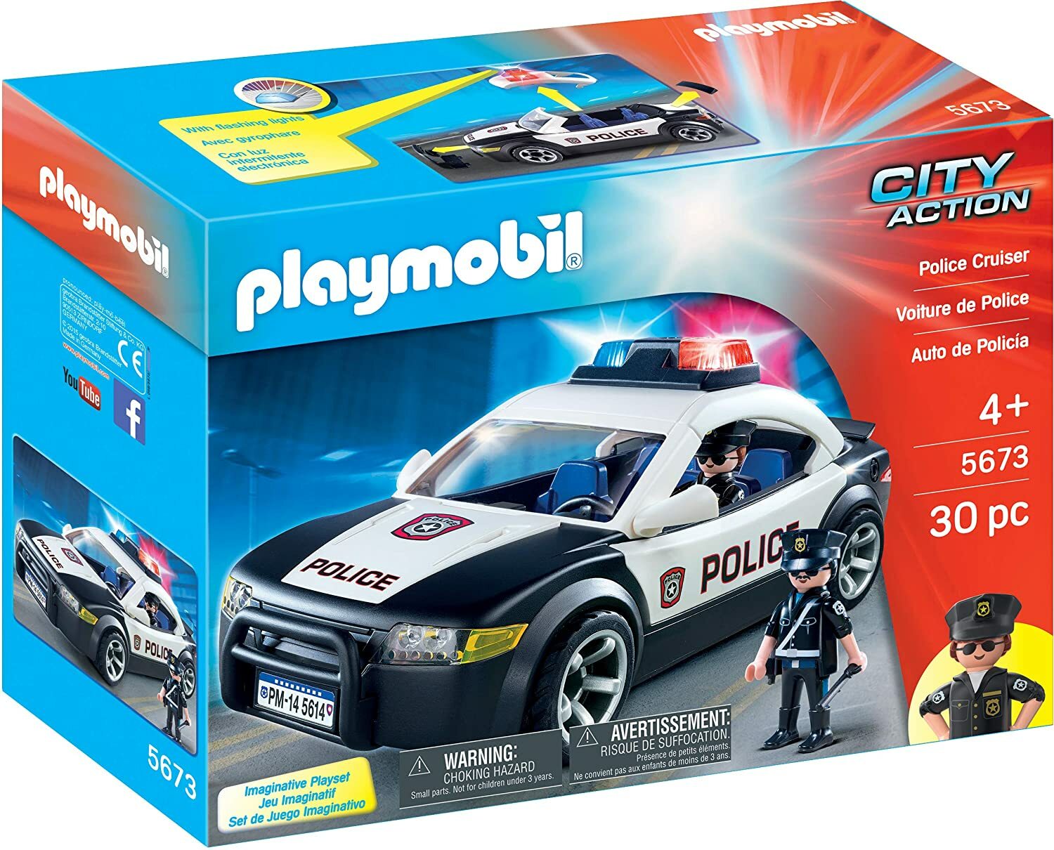 【未開封】playmobil ５点セット　消防署　警察 Amazon.co.jp: プレイモービル キャリーケース 警察 (2023) 5648