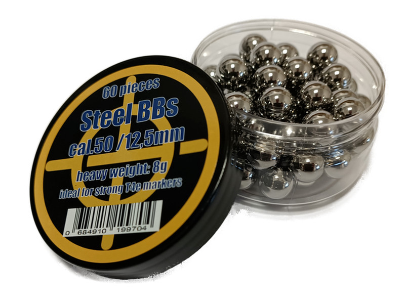 Beste Kugeln Cal.50 60x Steel Bbs 12,50mm PrÃ¤Zise Chromstahlkugeln FÃ¼R T4e Hdp50