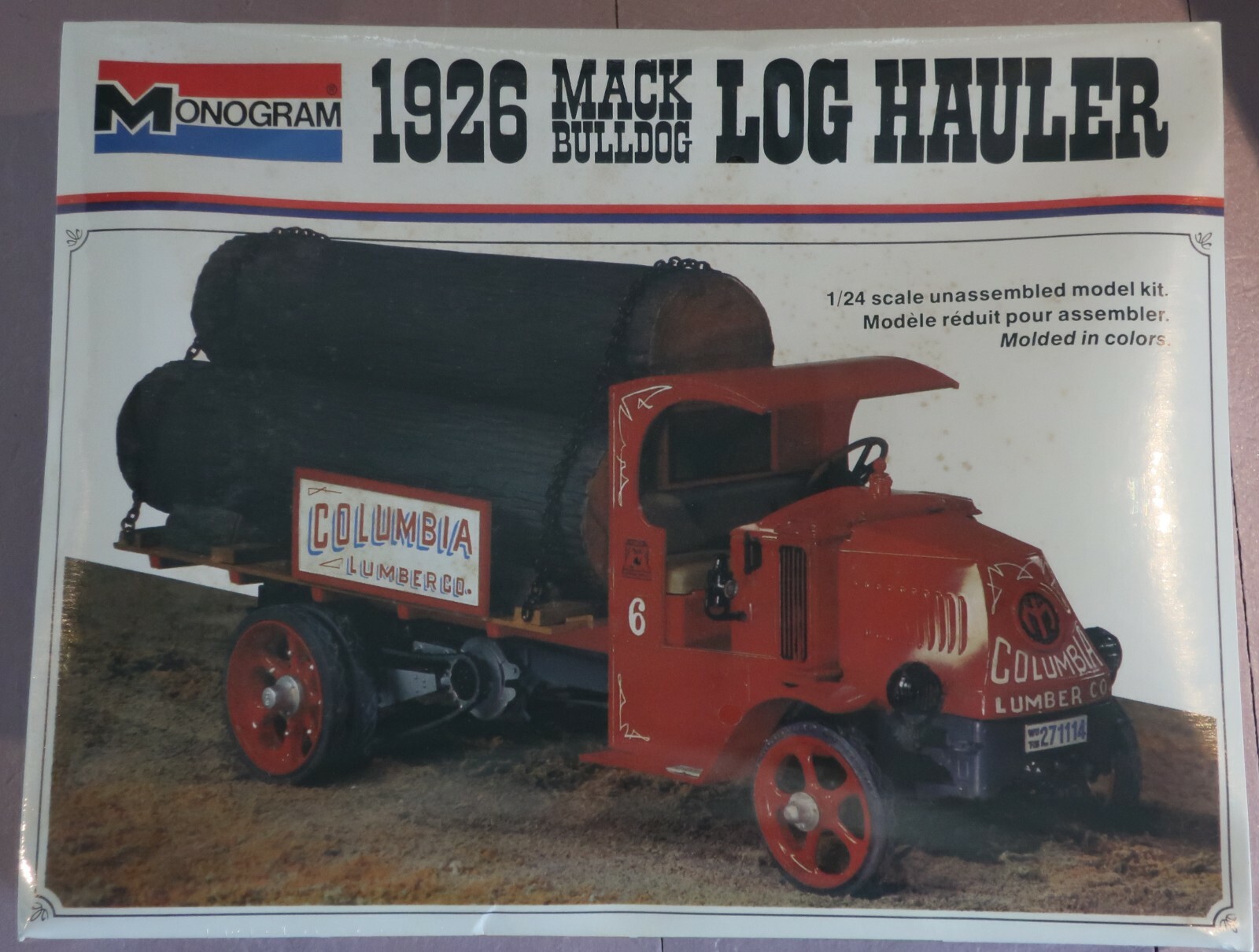 1926 Mack Bulldog Truck model Kit NOS Vintage Sealed from 1996