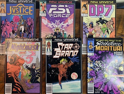  Strikeforce Morituri 1 Star Brand 1 Nightmask 1 D.P.7 1 PSI Force 1 Justice 1