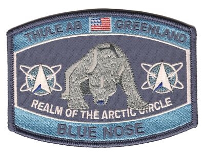 Thule Air Base Greenland Blue Nose Patch