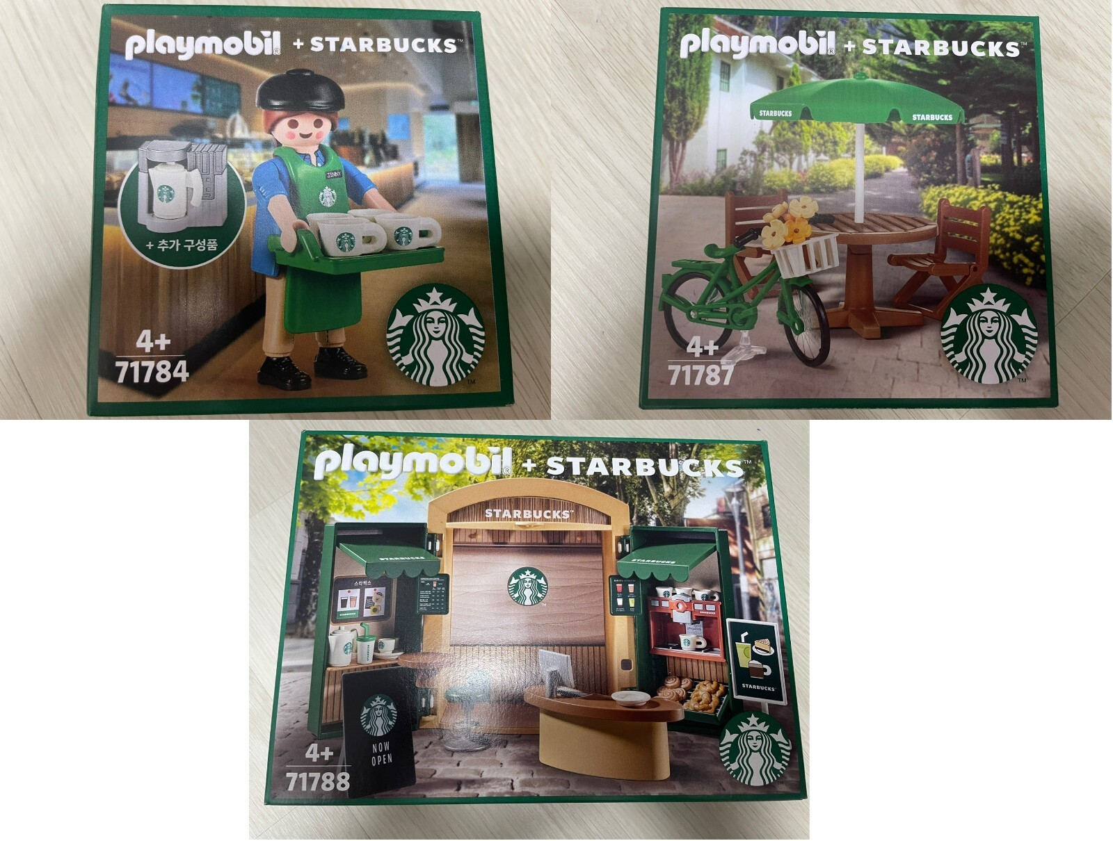 韓国限定 playmobil Starbucks プレイモービル STARBUCKS KOREA Playmobil Figure 2024 MEET THE BUDDY'S