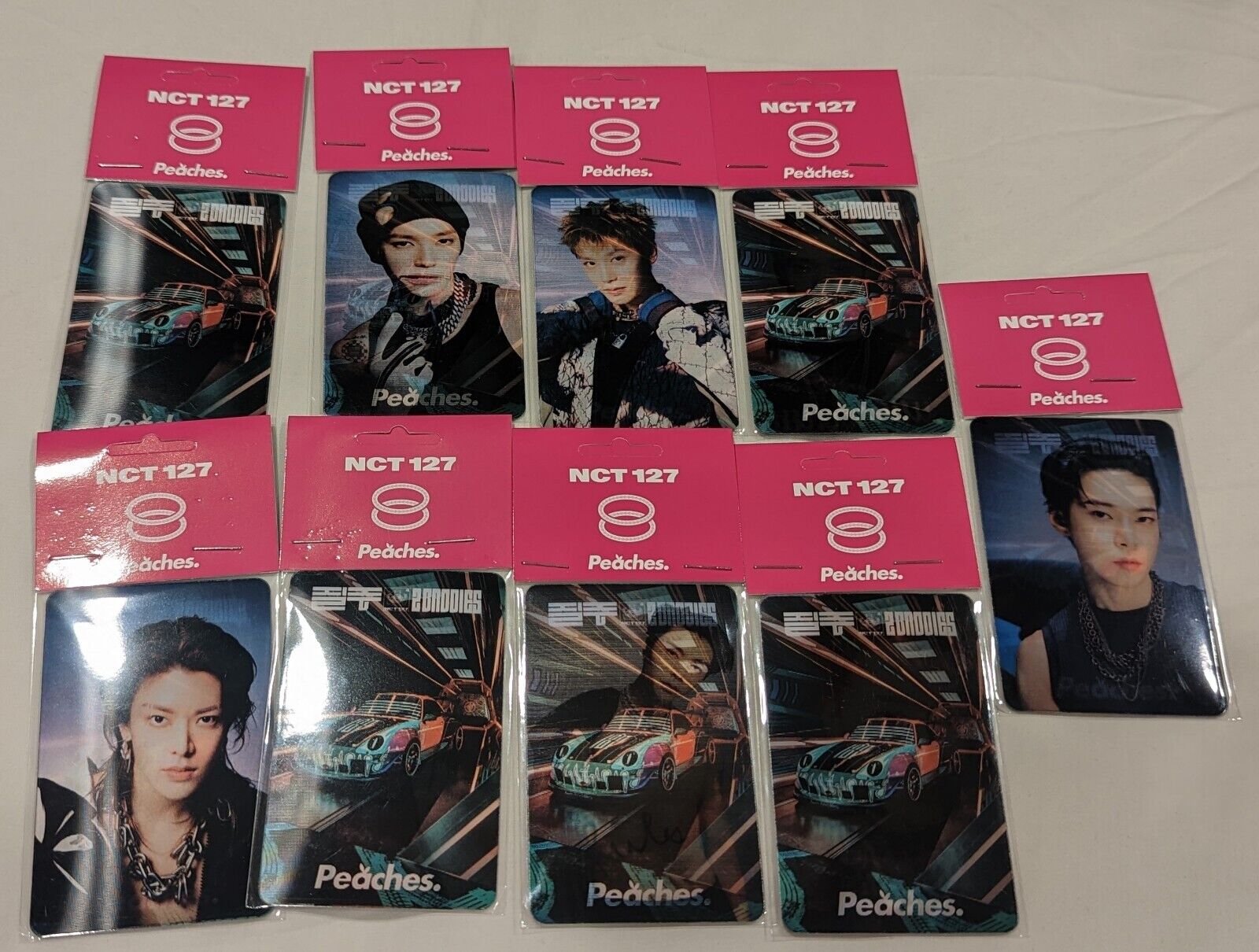 PEACHES X NCT127 2 BADDIES SEOUL POP-UP LENTICULAR PHOTOCARDS PEACHES X NCT127 2 BADDIES SEOUL POP-UP LENTICULAR PHOTOCARDS