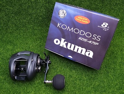 Okuma Komodo SS 7.1:1 Low Profile Baitcast Reel, Right Hand 