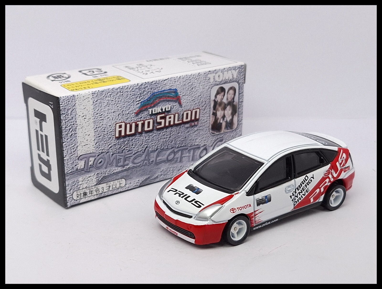 TOMICA TOKYO AUTO SALON LOTTO 6 TOYOTA PRIUS HYBRID 1/60 TOMICA TOKYO AUTO SALON LOTTO 6 TOYOTA PRIUS HYBRID 1/60