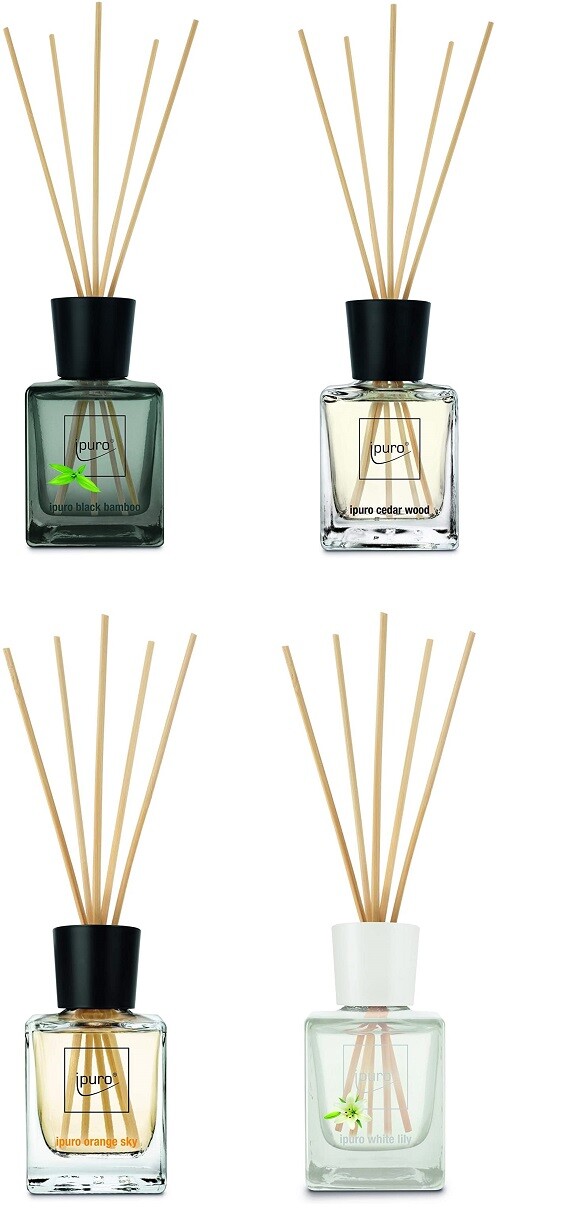 Original Ipuro Raumduft 100 ml Diffuser Stäbchen Set verschiedene Düfte Duft