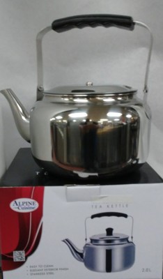 Stainless Steel Tea Pot Elegant Exterior Finish Tea Kettle. 2.0...