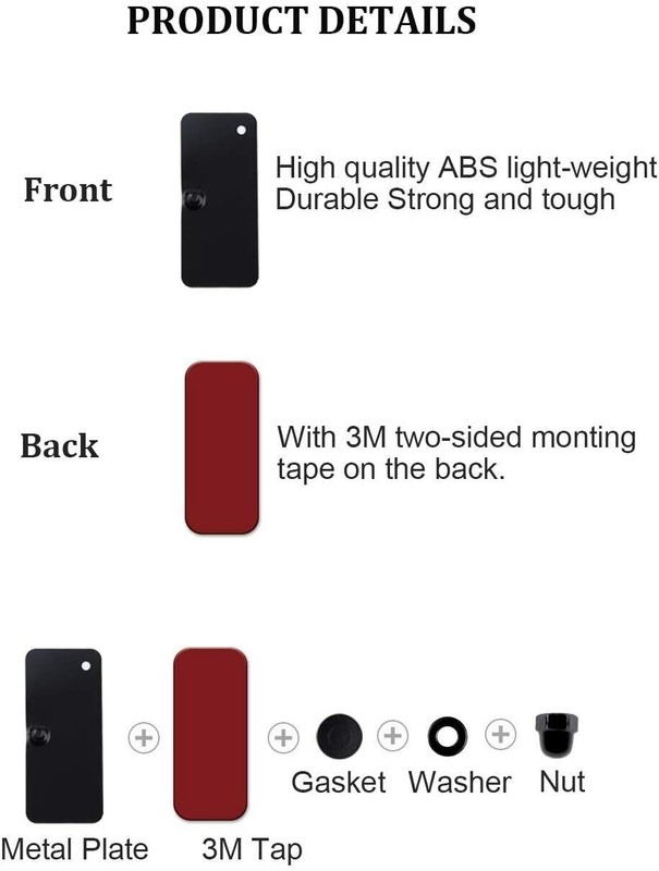 Rear Window Louvers Replacement Hardware Kit for Ford Mustang Dodge Challenger