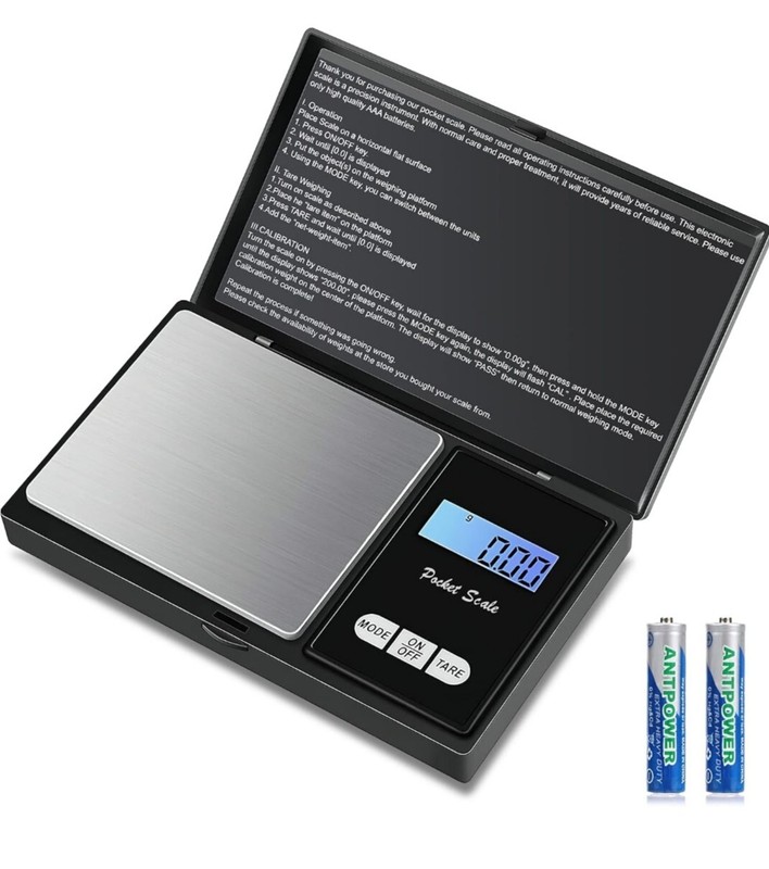 Balance De Precision 500g/0.01g, Balance De Poche Avec ÃCran Lcd RÃ©TroÃ©ClairÃ©ï¼7 