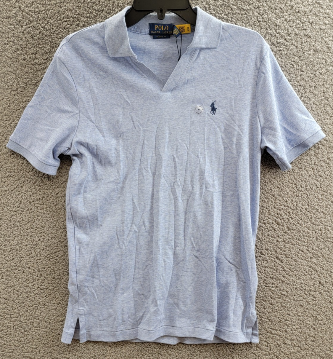 Polo Ralph Lauren Classic-Fit Polo Shirt Men's XS Blue Short Sleeves Pullover~ - Picture 2 of 16