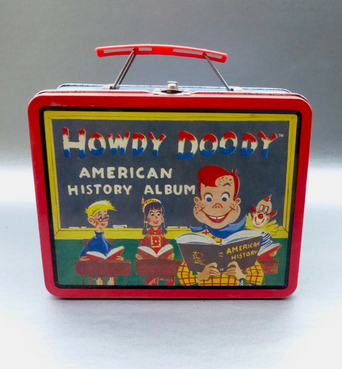 Howdy Doody Metal Lunch Box Tin Pail Retro Collectible TV