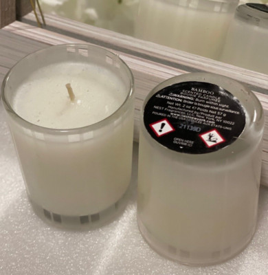 2 X Nest Bamboo Small 2oz. Luxury Candle New